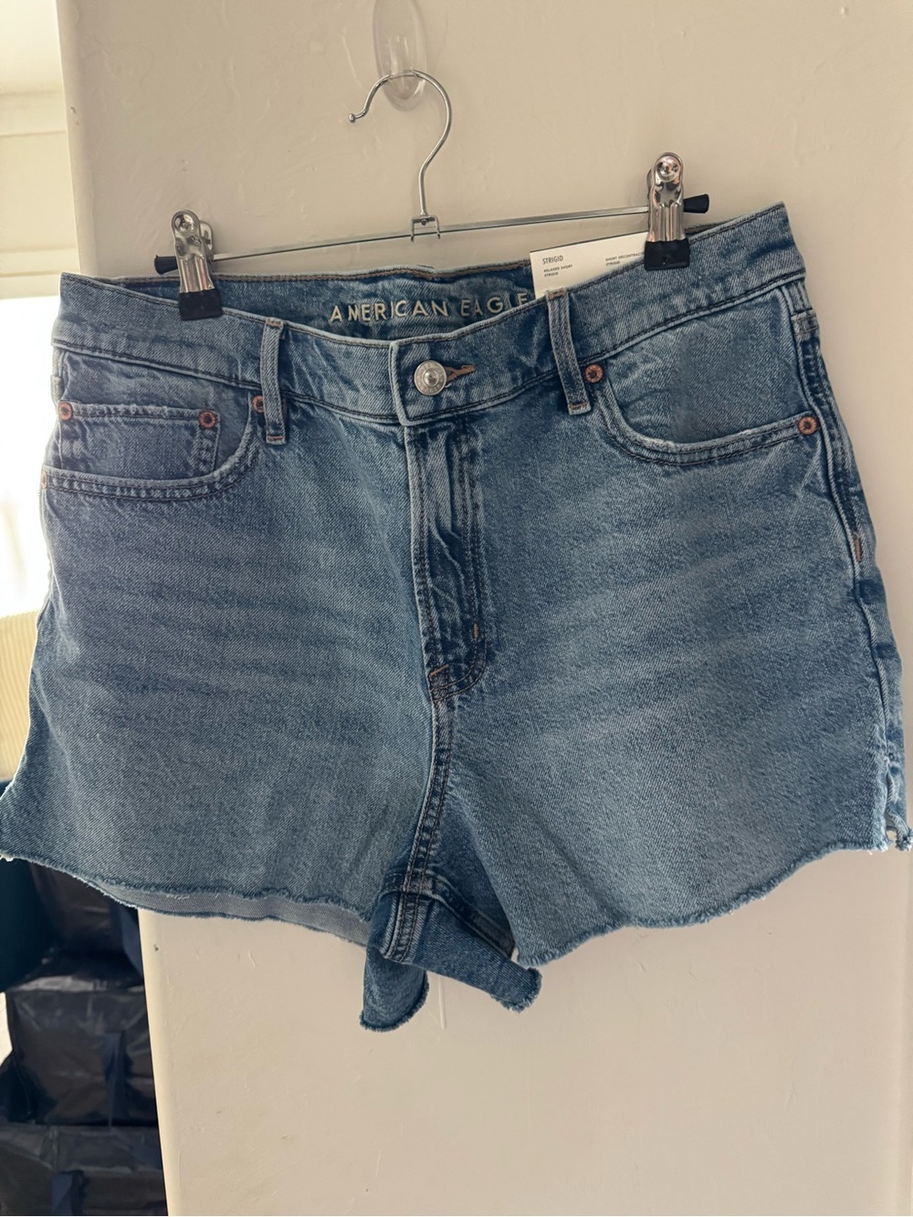 American Eagle Outfitters Light Blue Denim Jean Shorts